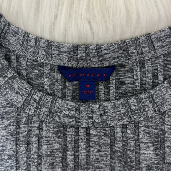 Aeropostale Womens Grey Bodycon Tank Top Size Medium - Picture 6 of 7